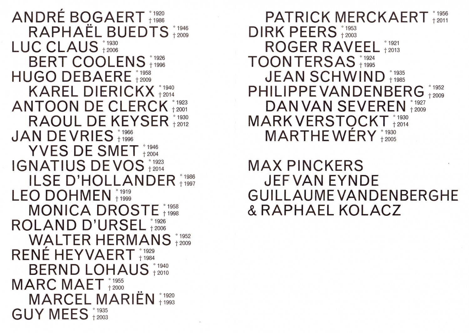 De Kunstenaar Zal Aanwezig Zijn